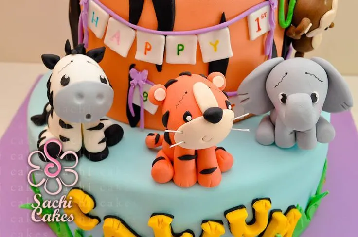 cute cake topper animals #zebra #tiger #elephant | Porcelana Fria ... cute cake topper animals #zebra #tiger #elephant | Porcelana Fria ...
