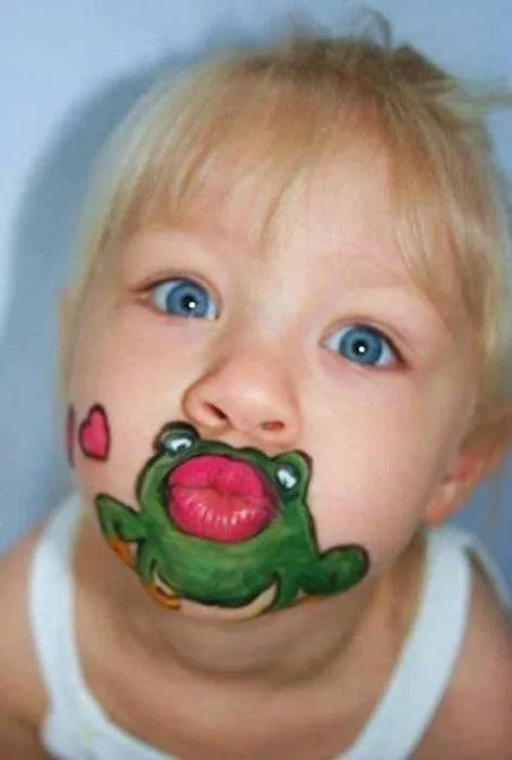 Dá um beijinho no sapo, dá! | Pinturas Faciais | Pinterest ... Dá um beijinho no sapo, dá! | Pinturas Faciais | Pinterest ...