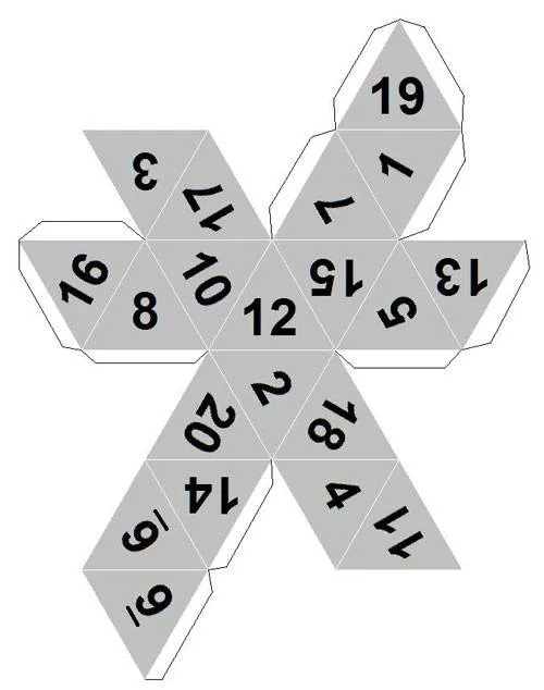 Dados de papel