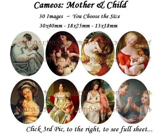 DAE068 Bellas Artes camafeos la maternidad por ArtisticEphemeraDAEs DAE068 Bellas Artes camafeos la maternidad por ArtisticEphemeraDAEs