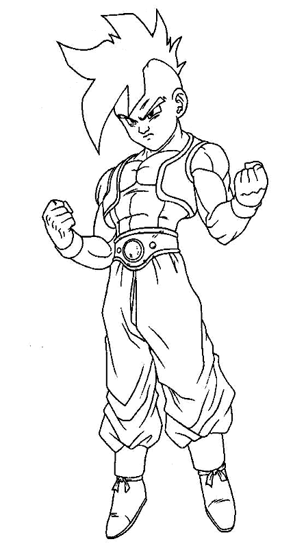 Dibujos para colorear de Dragon Ball, Bola de Dragón, Plantillas ...