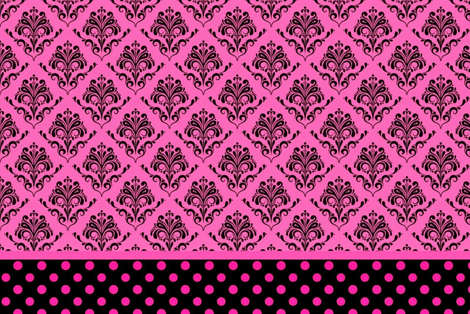 Damasco negro sobre fucsia: Invitaciones para Imprimir Gratis ... Damasco negro sobre fucsia: Invitaciones para Imprimir Gratis ...