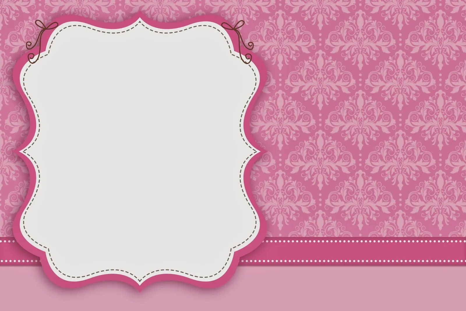 Damascos Rosa: Invitaciones para Imprimir Gratis. | Ideas y ...