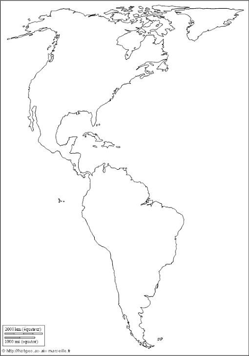 dame un mapa de continente americano? | Yahoo Respuestas