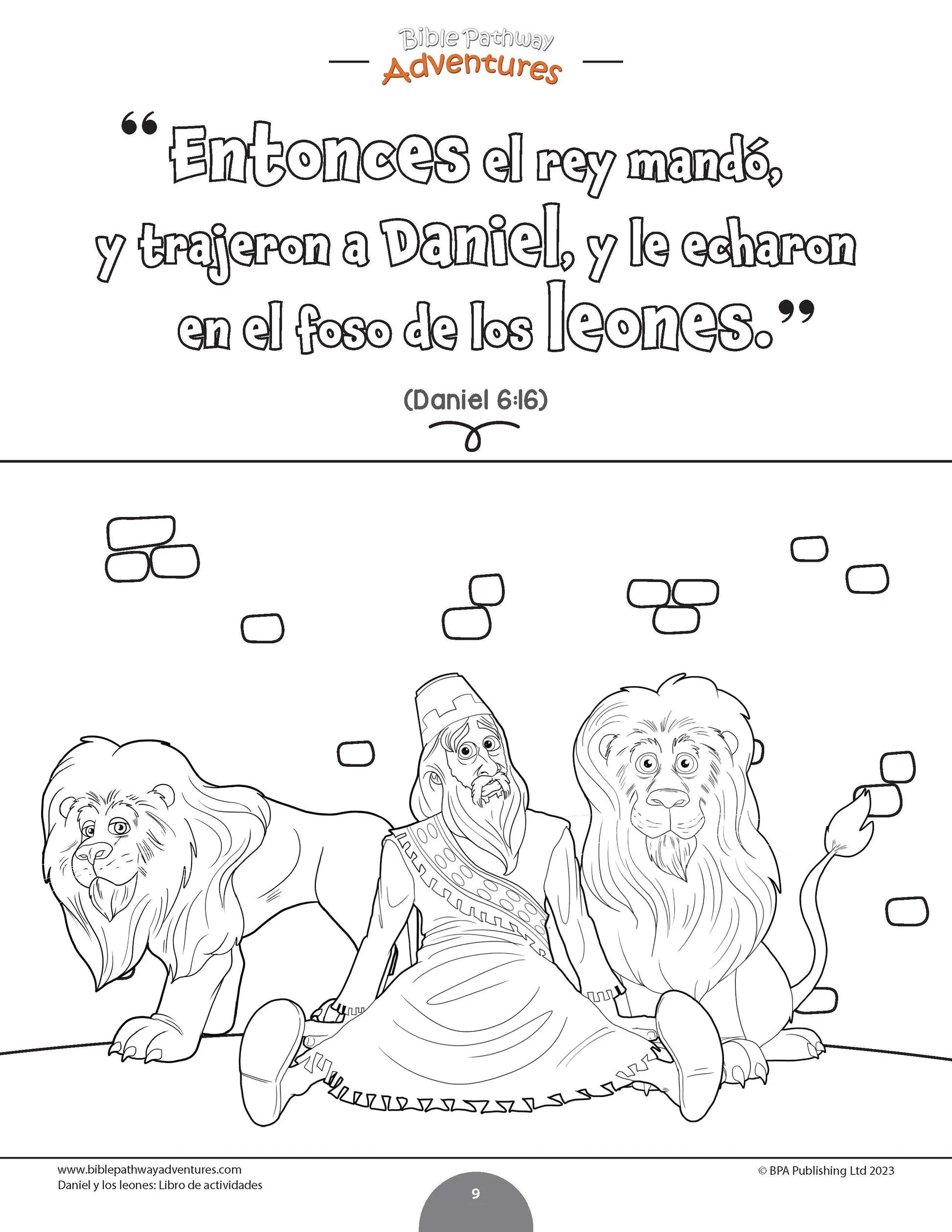 Daniel y los leones: Libro de actividades – Bible Pathway Adventures Daniel y los leones: Libro de actividades – Bible Pathway Adventures