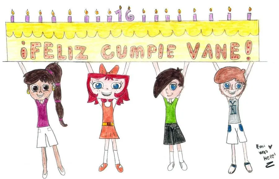 Daniel Thomas Marie Y Jazz-Feliz Cumple Vane by EmiWasHereEV on ...