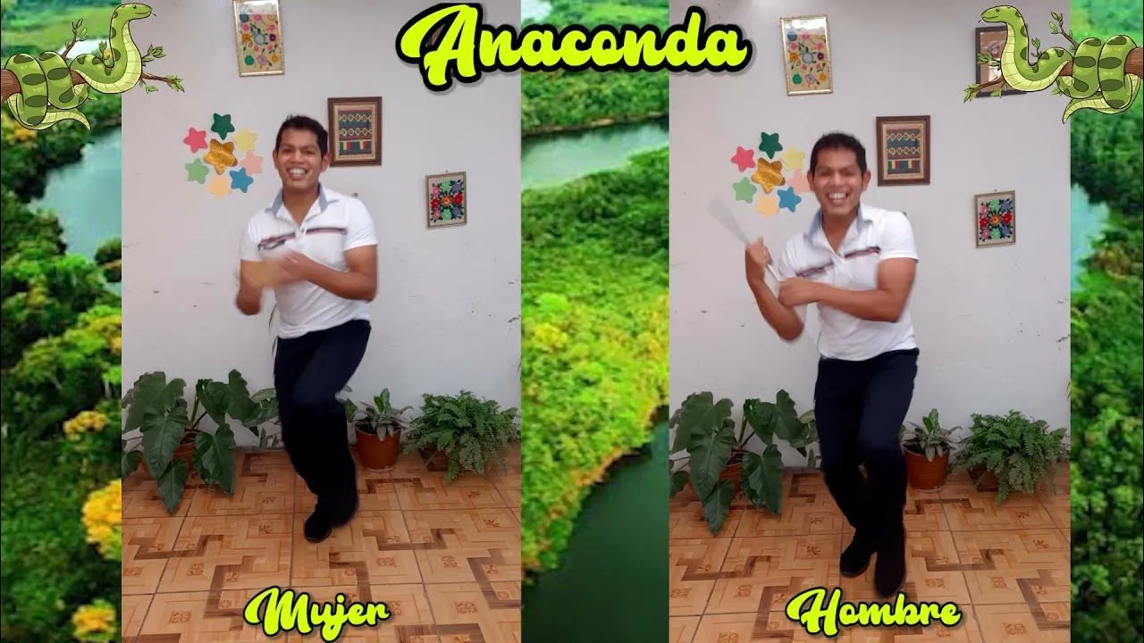 DANZA ANACONDA DE LA SELVA - PASOS PARA HOMBRE Y MUJER - COREOGRAFÍA (dale  clic en SUSCRIBIRSE) - YouTube