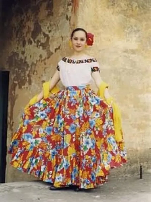 Danza Folklorica Mexicana, Traje Tipico de Tabasco (Mujer)