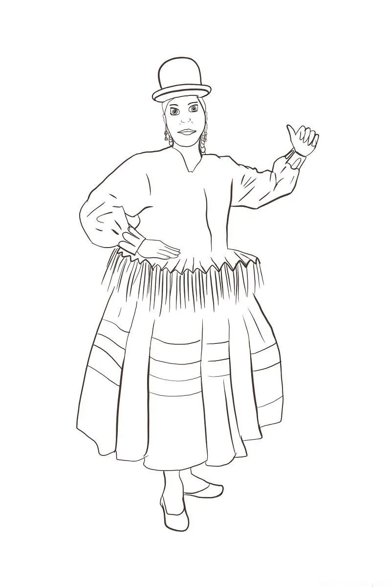 Danzas folklóricas de Bolivia por departamento en PDF para dibujar | Danza  folklorica, Bolivia, Danzas