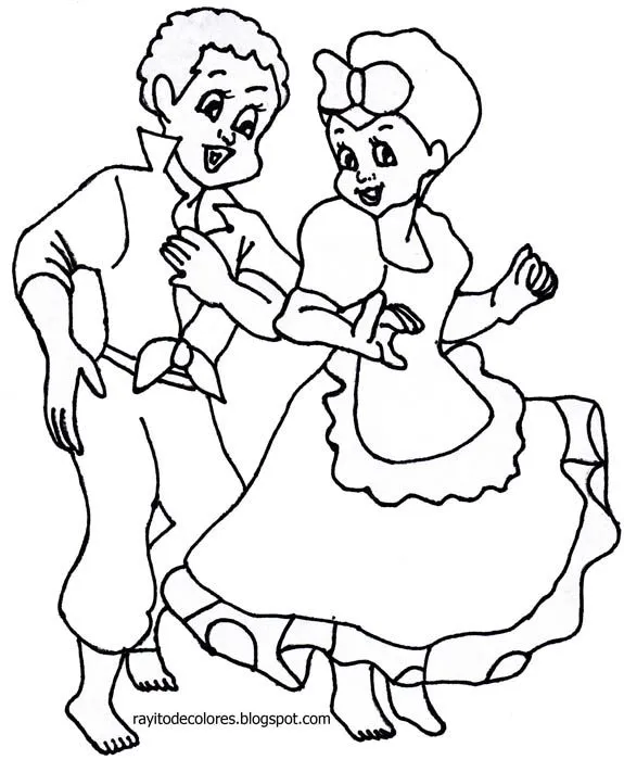 Bailes tipico de perú para pintar - Imagui