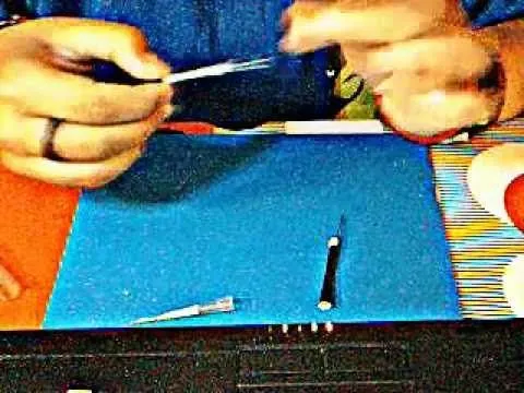 como hacer un dardo indio paso a paso - YouTube como hacer un dardo indio paso a paso - YouTube
