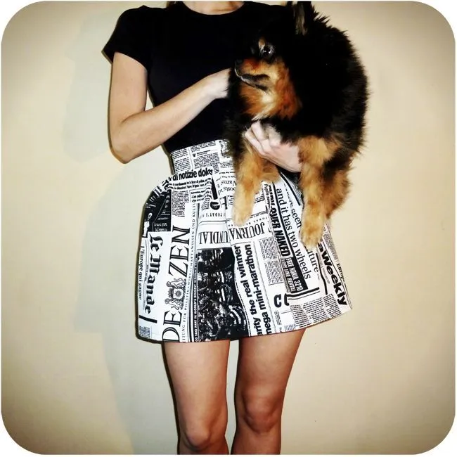 Dare to DIY in English: DIY Project: full pleated skirt (newspaper ... Dare to DIY in English: DIY Project: full pleated skirt (newspaper ...
