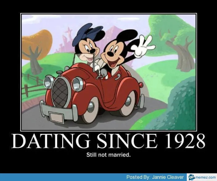 dating since 1928 Mickey and Minnie Mouse | Memes.com dating since 1928 Mickey and Minnie Mouse | Memes.com