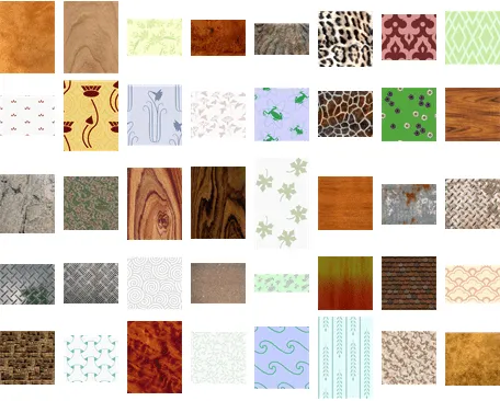 Datos de ejemplos de texturas incorporados: New in Mathematica 8