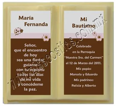 Frases para padrinos de bautismo - Imagui