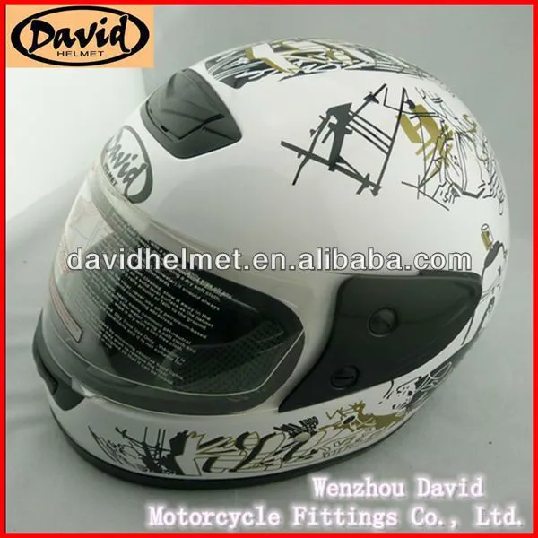 David calcomanías para motos cascos D805-Cascos de moto ...