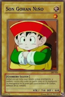 DBZ(Su historia en cartas): Son Gohan Niño
