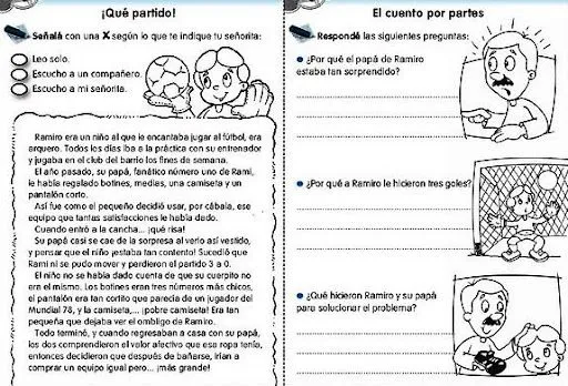 DEBERES DE VACACIONES PARA NIÑOS – COMPRENSIÓN LECTORA