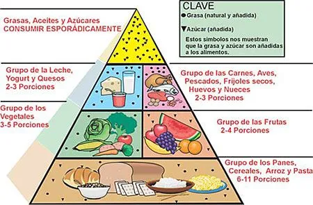 Imagen dela piramide alimenticia - Imagui