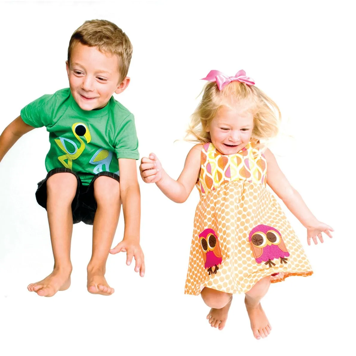 Decaf Plush, ropa para niños con apliques en fieltro, vestidos y ...