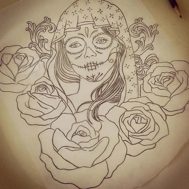 Decalque pronto #catrina #catrinatattoo #skull #gugo #gugotattoo ... Decalque pronto #catrina #catrinatattoo #skull #gugo #gugotattoo ...