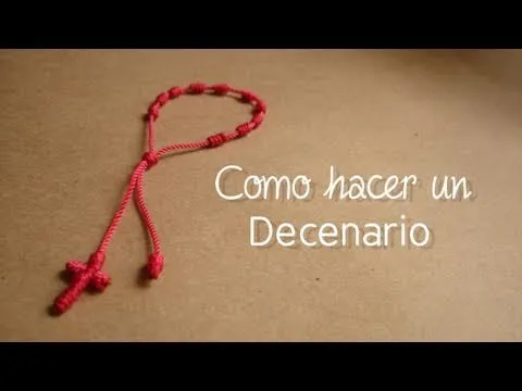 Como hacer un decenario [FACIL] pulsera de Sara Carbonero y ...