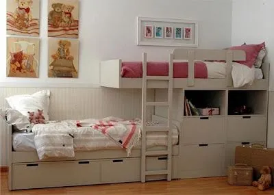 Deco ideas: CAMAS DOBLES Y TRIPLES PARA NINOS: AYUDA A AHORRAR ESPACIO Deco ideas: CAMAS DOBLES Y TRIPLES PARA NINOS: AYUDA A AHORRAR ESPACIO