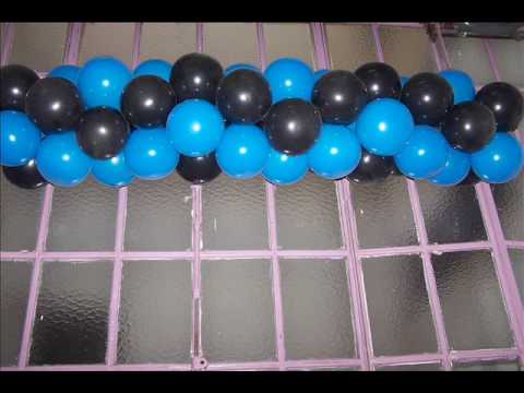 decofer AMBIENTACION CON GUIRNALDAS DE GLOBOS.wmv - YouTube