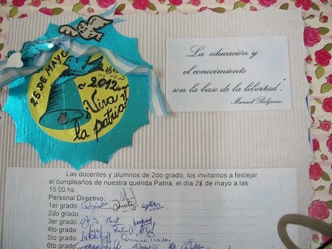 ESCUELA MARTHA ALCIRA SALOTTI Nº 1246: TARJETA DE INVITACIÓN ACTO ... ESCUELA MARTHA ALCIRA SALOTTI Nº 1246: TARJETA DE INVITACIÓN ACTO ...