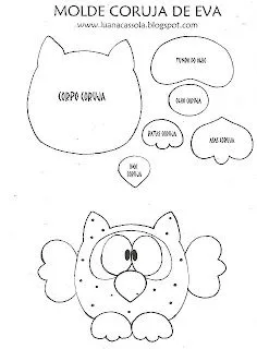 DECOLABORES de Lalena Diseños: MOLDES DE BÚHOS.. QUE LINDOS!!! DECOLABORES de Lalena Diseños: MOLDES DE BÚHOS.. QUE LINDOS!!!