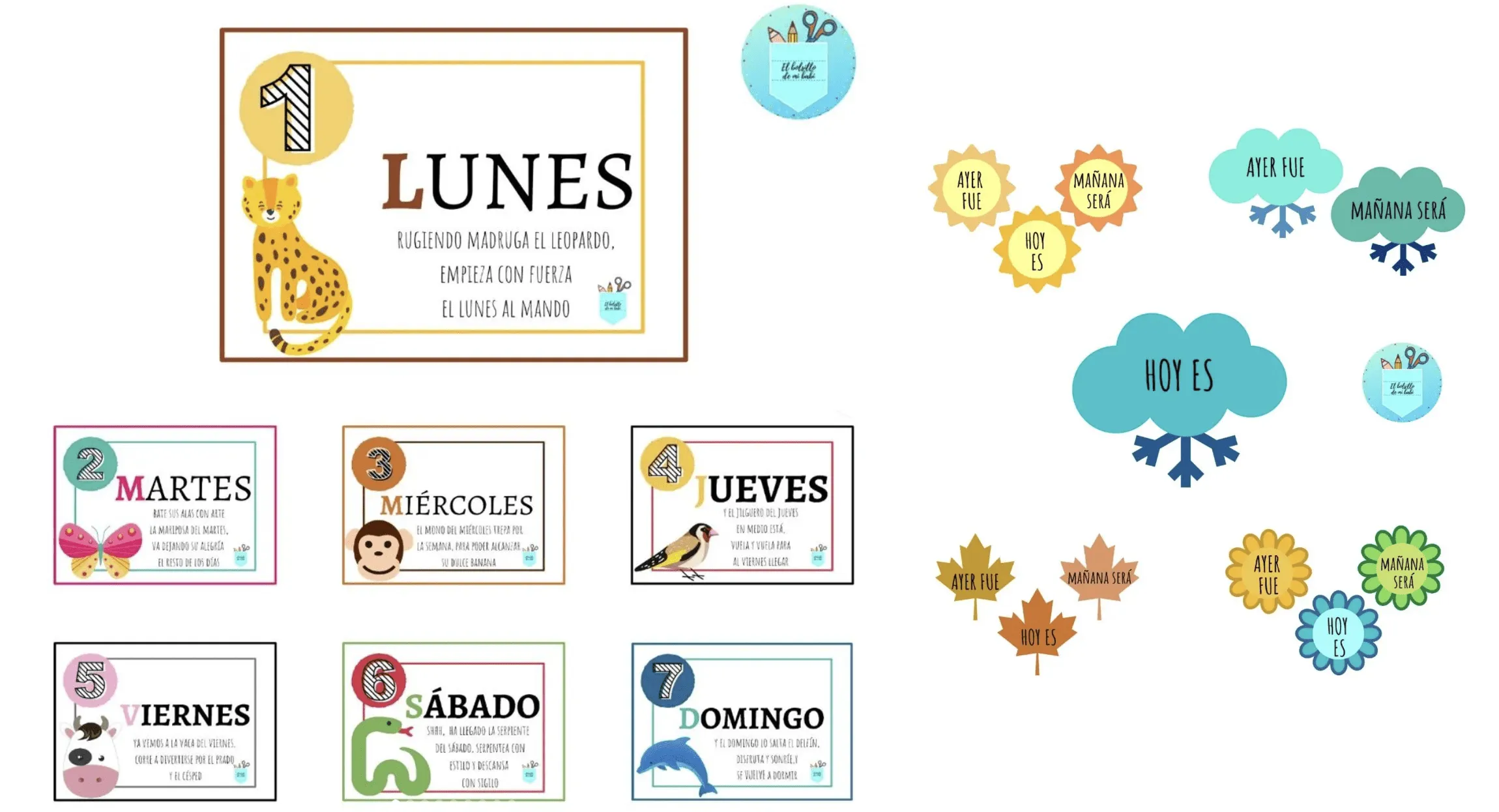 Decora tu aula y Asamblea Poesías de los días de la semana Decora tu aula y Asamblea Poesías de los días de la semana