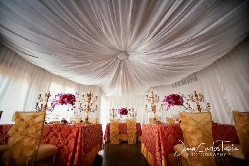 Decora tu boda con tela - bodas.com.mx