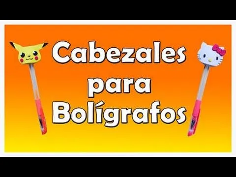 Decora bolígrafos con goma eva - decorated pen - YouTube