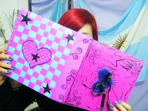 Decora tu CARPETA o CUADERNO (dos formas) ¡Super fácil! ❤ - YouTube Decora tu CARPETA o CUADERNO (dos formas) ¡Super fácil! ❤ - YouTube