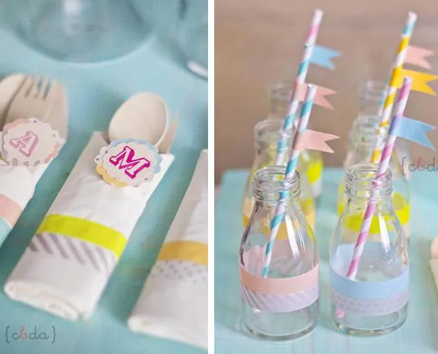 Decora una fiesta infantil con washi tape | Manualidades