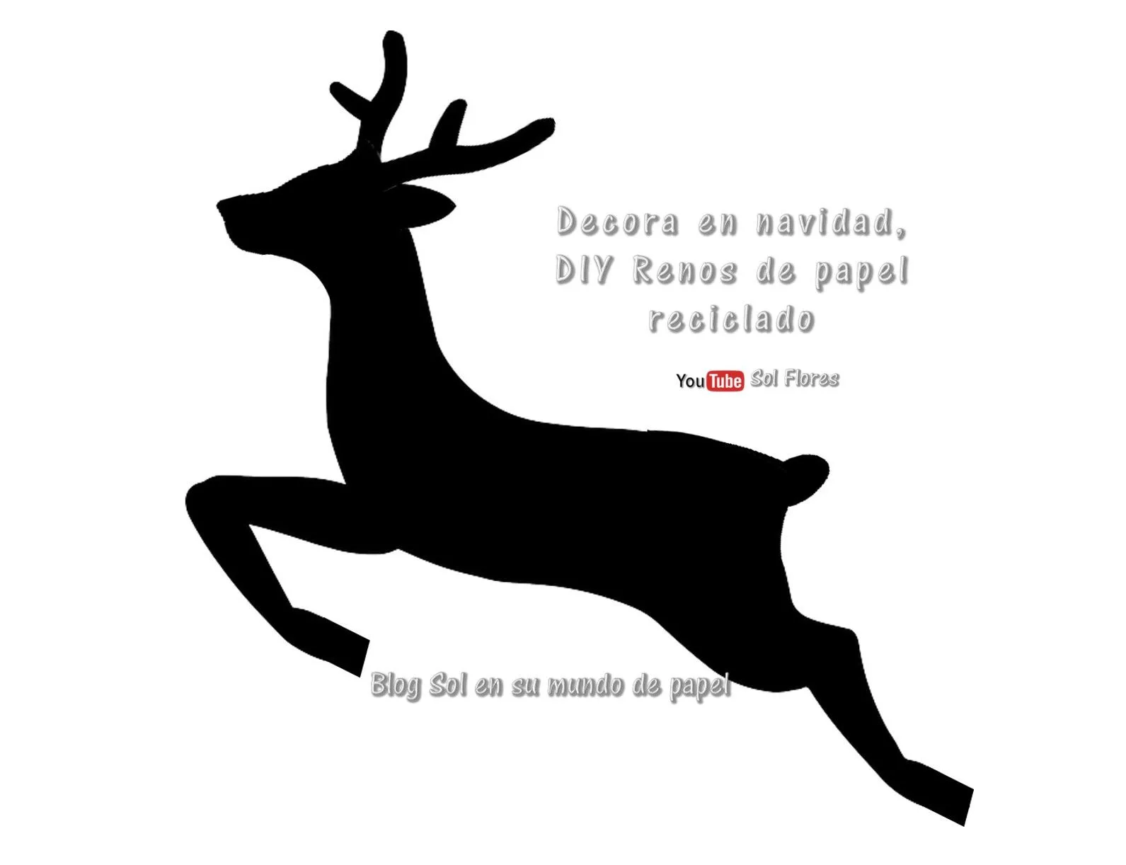 Decora en navidad DIY renos de papel reciclado Decora en navidad DIY renos de papel reciclado