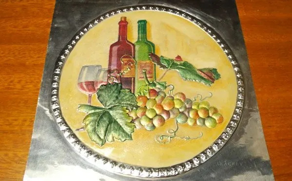 Decora un plato con repujado + decoupage, paso a paso ... Decora un plato con repujado + decoupage, paso a paso ...