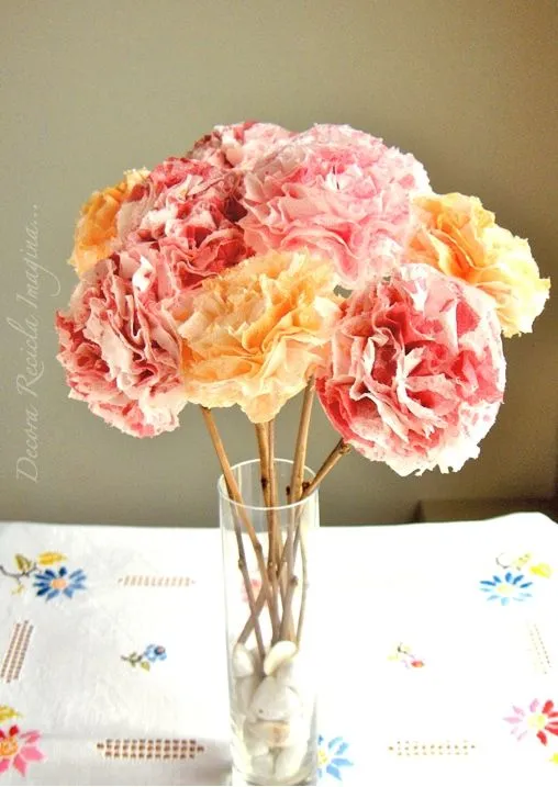 Decora Recicla Imagina …: Cómo hacer flores de papel- How to Make ... Decora Recicla Imagina …: Cómo hacer flores de papel- How to Make ...