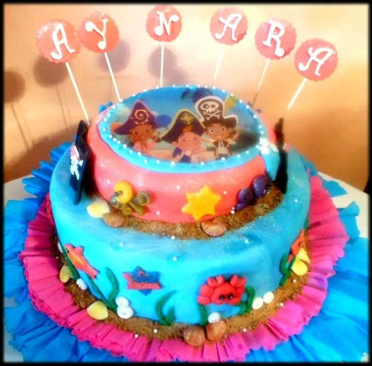 Decora con Samantha: Torta JAKE Y LOS PIRATAS DE NUNCA JAMAS Decora con Samantha: Torta JAKE Y LOS PIRATAS DE NUNCA JAMAS