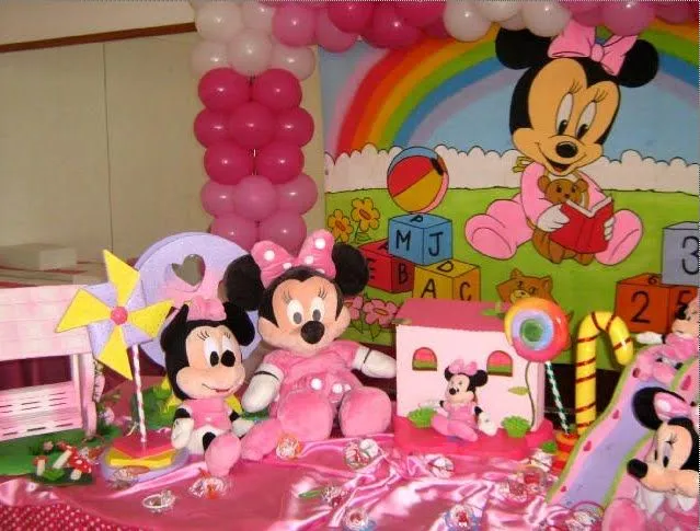Decoração festas infantis: Festa Minnie Baby