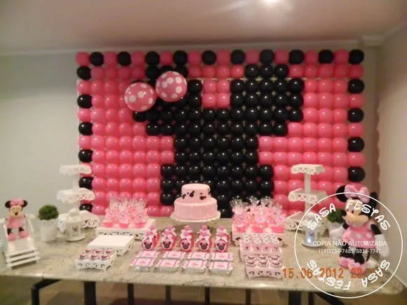 Decoração Minnie Rosa | Sasa Festas | 224003 - Elo7