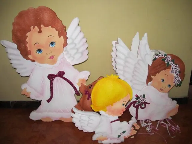 DECORACION CON ANGELES EN ICOPOR PARA FIESTAS DE PRIMERA COMUNION ... DECORACION CON ANGELES EN ICOPOR PARA FIESTAS DE PRIMERA COMUNION ...