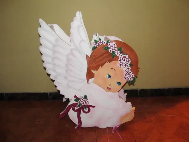 DECORACION CON ANGELES EN ICOPOR PARA FIESTAS DE PRIMERA COMUNION ... DECORACION CON ANGELES EN ICOPOR PARA FIESTAS DE PRIMERA COMUNION ...