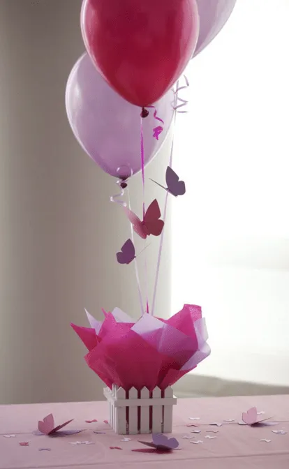 Decoración para el primer año de tu bebé: Centros de mesa. – moniclic