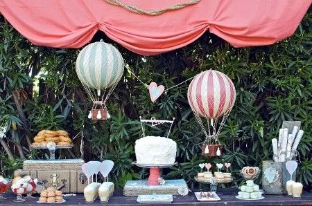 Decoración de baby shower al aire libre | Fiesta101