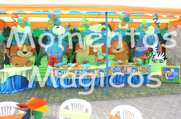 Decoración animalitos para baby shower - Imagui