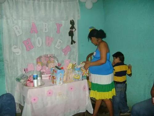 Decoración de baby shower baby Minnie - Imagui