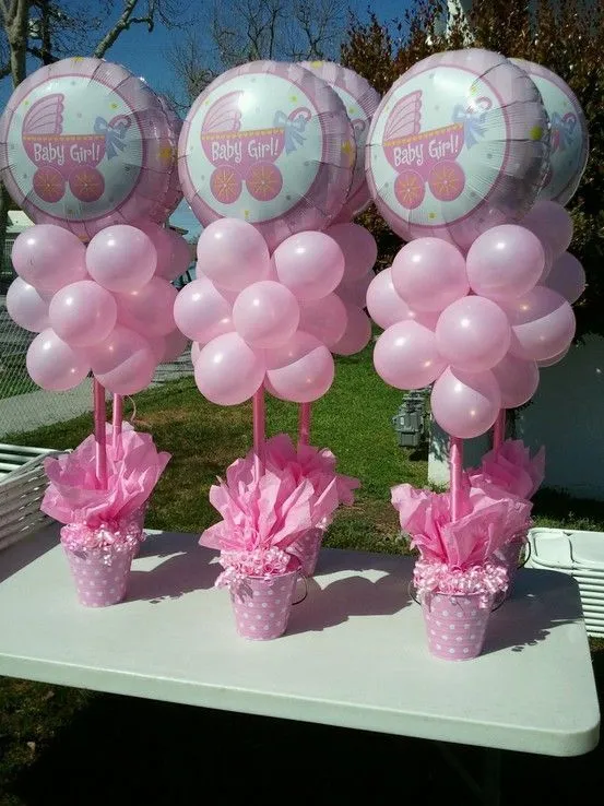 Decoracion de baby shower con globos | Decorar y Más