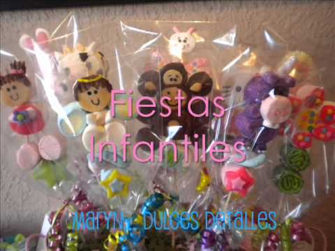 Como hacer brochetas de gomitas para bautizo - Imagui