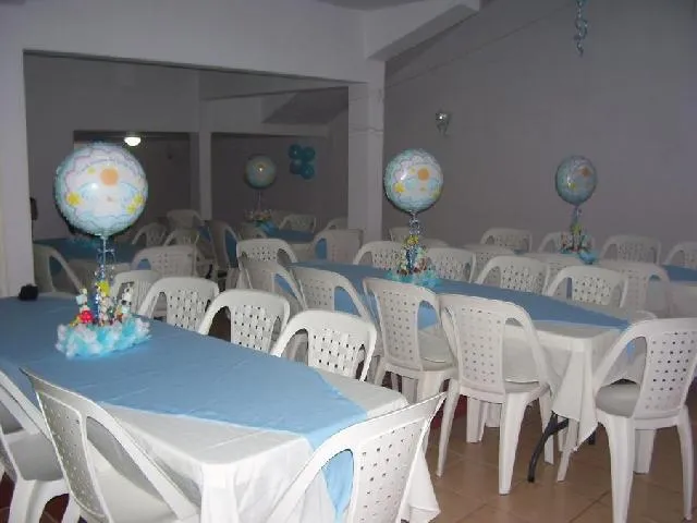 Ideas para decorar un salon de fiestas para baby shower - Imagui